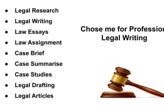 draft your legal documents, law essay and assignment