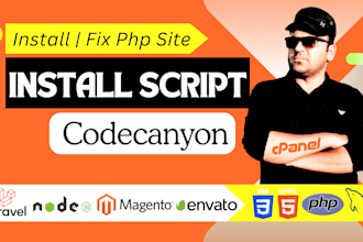 install wordpress theme, install php script, install codecanyon script