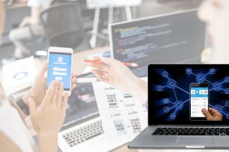 develop flutter web app with firebase backend