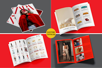 design digital product catalog, linesheet, fashion lookbook, catalogue, brocure