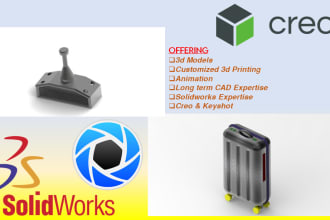 be your personal cad expert for modeling in creo, solidworks