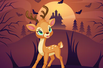 illustrate children story book illustration