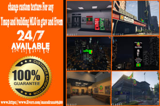 change custom texture of ymap and building mlo in gtav fivem