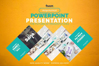 create a professional presentation design