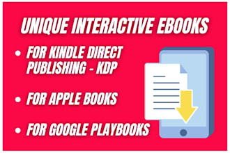 create interactive ebooks for kindle and apple books