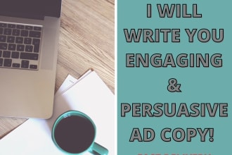 write engaging ad copy for your facebook or google ad