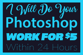 do photoshop editing within 24 hours