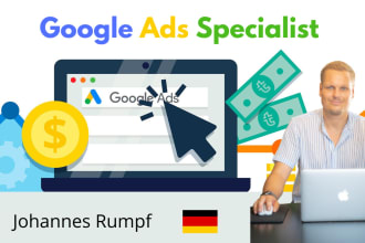 setup your google ads adwords campaign in german, SEM specialist