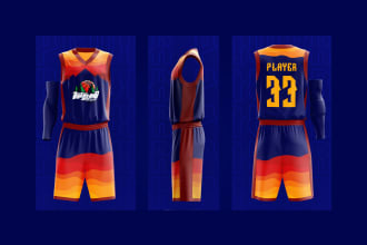 design custom jerseys for the basketball team