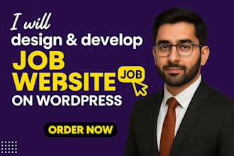 design and develop a modern job board job portal recruitment employment website
