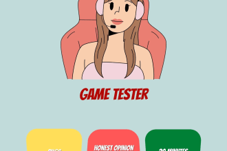 test a mobile game for you