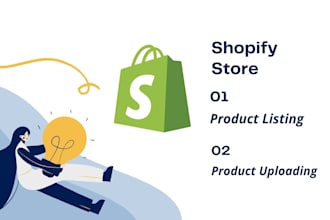 do shopify product listing manually to your store