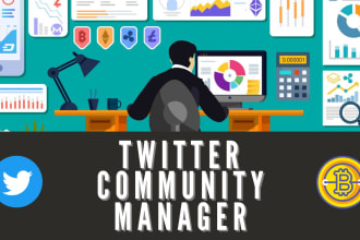 be twitter manager for any crypto or nft project