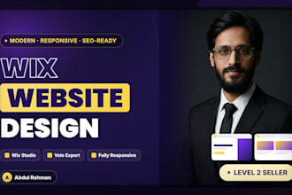 design a premium wix website or revamp your wix site