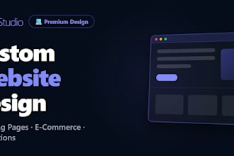 design a premium wix studio website or migrate your wix site