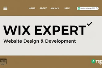 design and revamped the wix website, wix blog, website design services