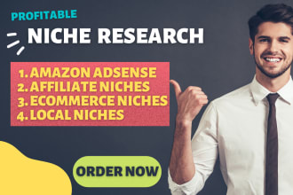 find profitable and less competitive micro niche research