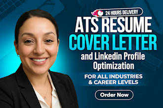 build 24hrs ats resume, sales, tech, technical, cyber security, engineering CV