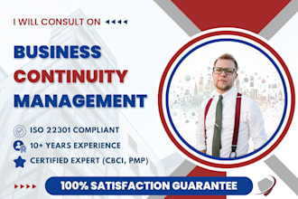 consult you on business continuity management topics