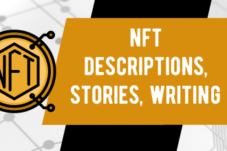 write nft text, nft descriptions, nft stories, and more