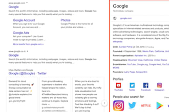 create google knowledge panel for person or company