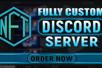 setup a fully custom nft discord server