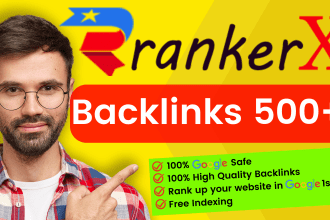 build rankerx keyword target backlinks