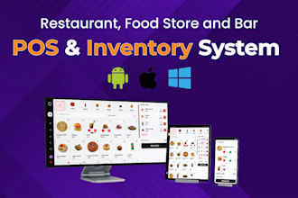 cafe, restaurant, food store and bar pos inventory system