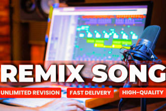create a upbeat remix for your song
