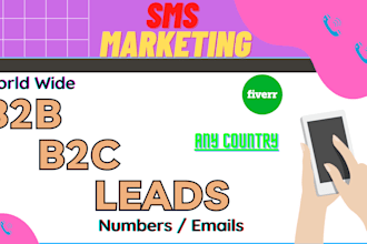provide you with world wide b2b and b2c phone number
