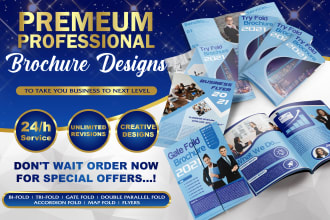 design modern flyer, trifold, brochure, leaflet, catalog