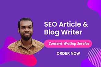 write SEO friendly articles or blogs for your site