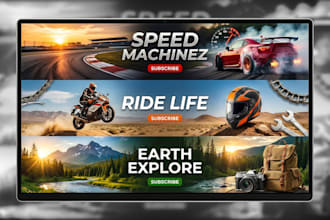 do banner design, minecraft banner, website banner, youtube banner and logo