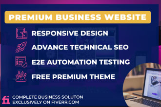 design a premium weebly or wix business website