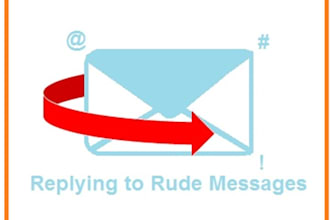 create a reply to a rude message
