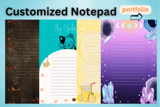 design notepad, letterhead, business card, stationary