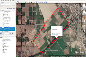 help you in google earth, creating kml, kmz