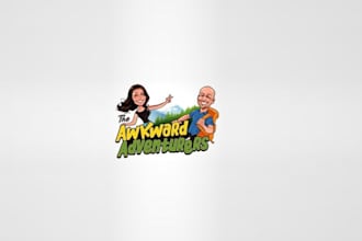 design a unique modern podcast cover art and logo