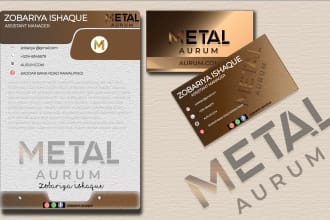 create luxury business card and letterhead templates