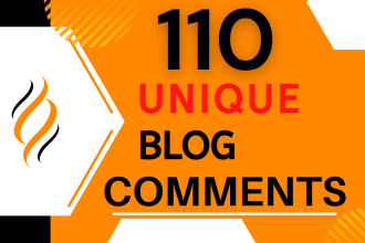 do 110 unique domain blog comments backlinks high da pa