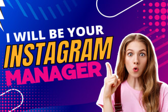 do your instagram marketing, management, and promotion