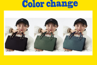 do color change, recolor, color separation of your product