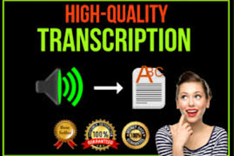 transcribe interview audio and do video transcription just in 24 hours