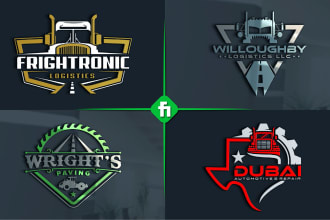 design a modern logistics, trucking or transportation logo