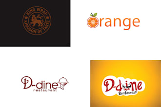 design interactive restaurants and food café logo only