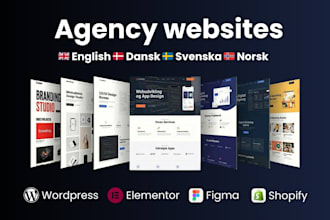 build digital marketing agency website in wordpress