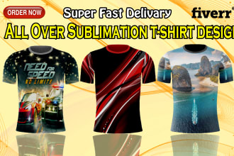 do sublimation jersey, sublimation hoodie and  all over print clothing design