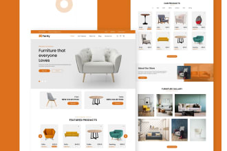 design modern web template in xd, and figma