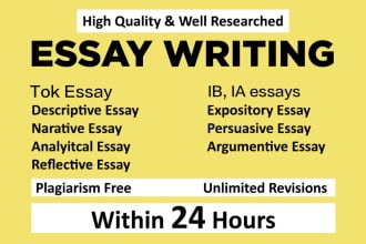 write your urgent ia, ib and tok essays