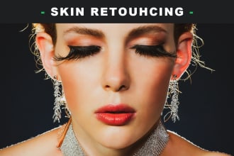 do beauty retouching naturally for models